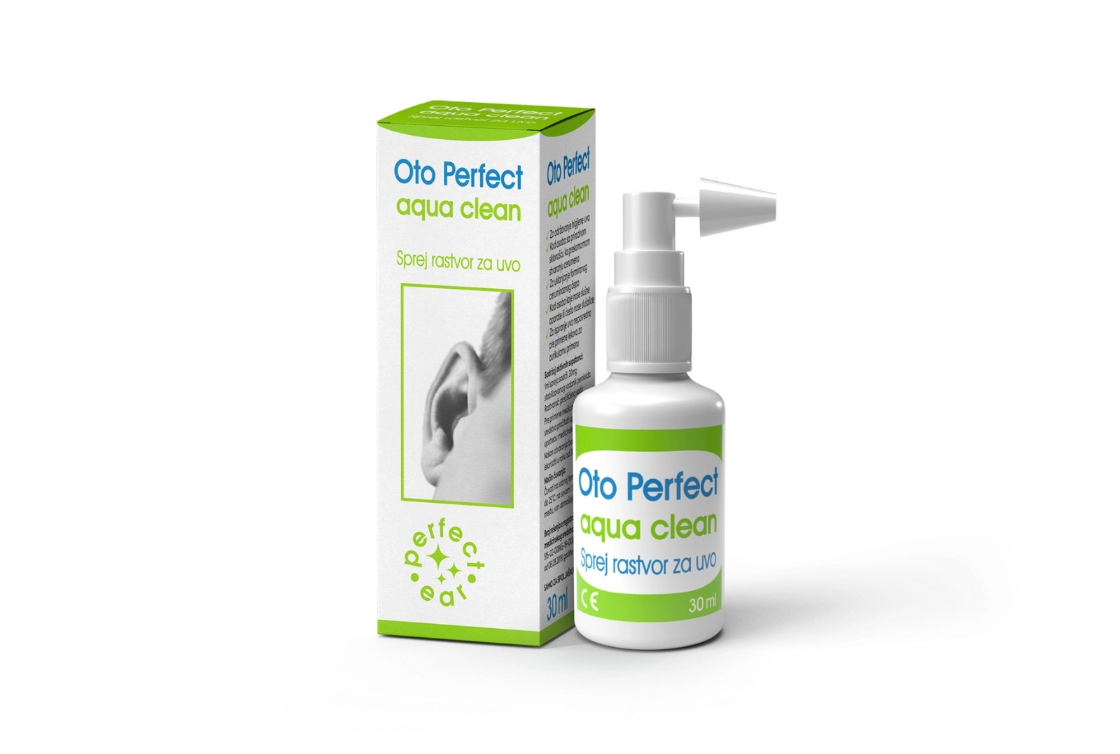 Qulaq spreyi Oto Perfect Aqua Clean, 30 ml
