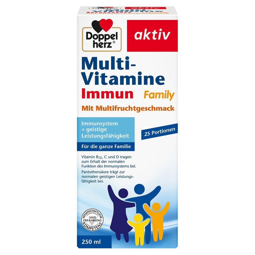 Vitaminli-minerallı kompleks Doppelherz Aktiv Immun, 250 ml