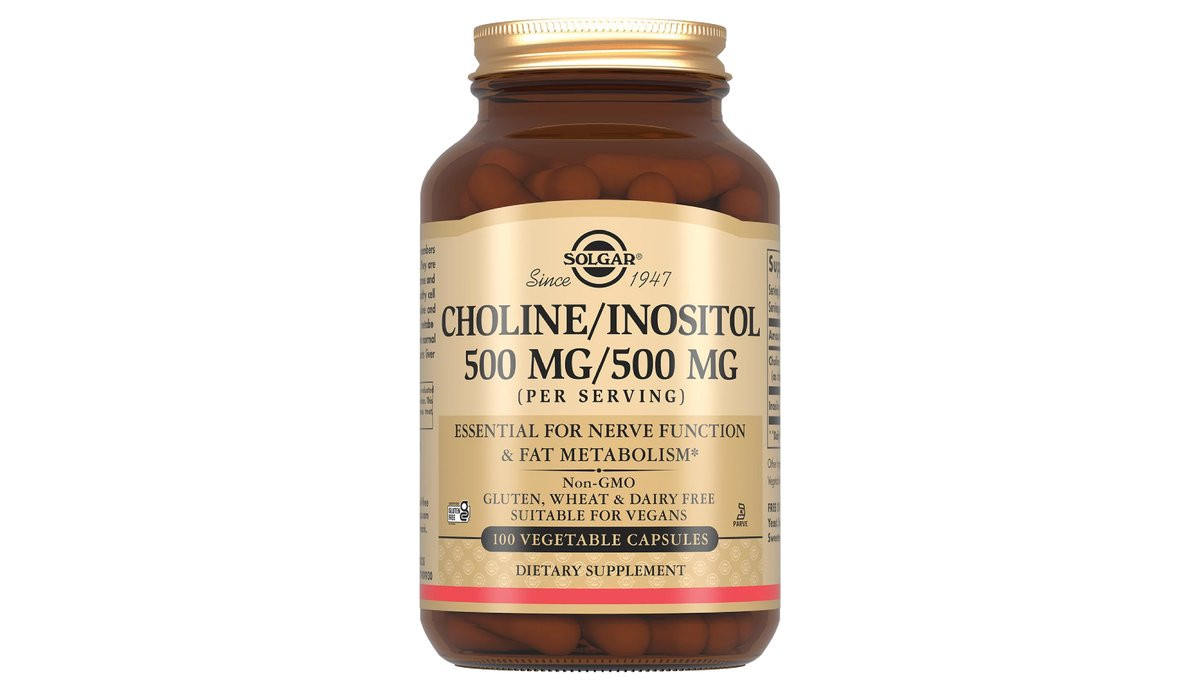 Bioloji aktiv əlavə Solgar Xolin/Inozitol 500 mg/500 mg, 100 əd.