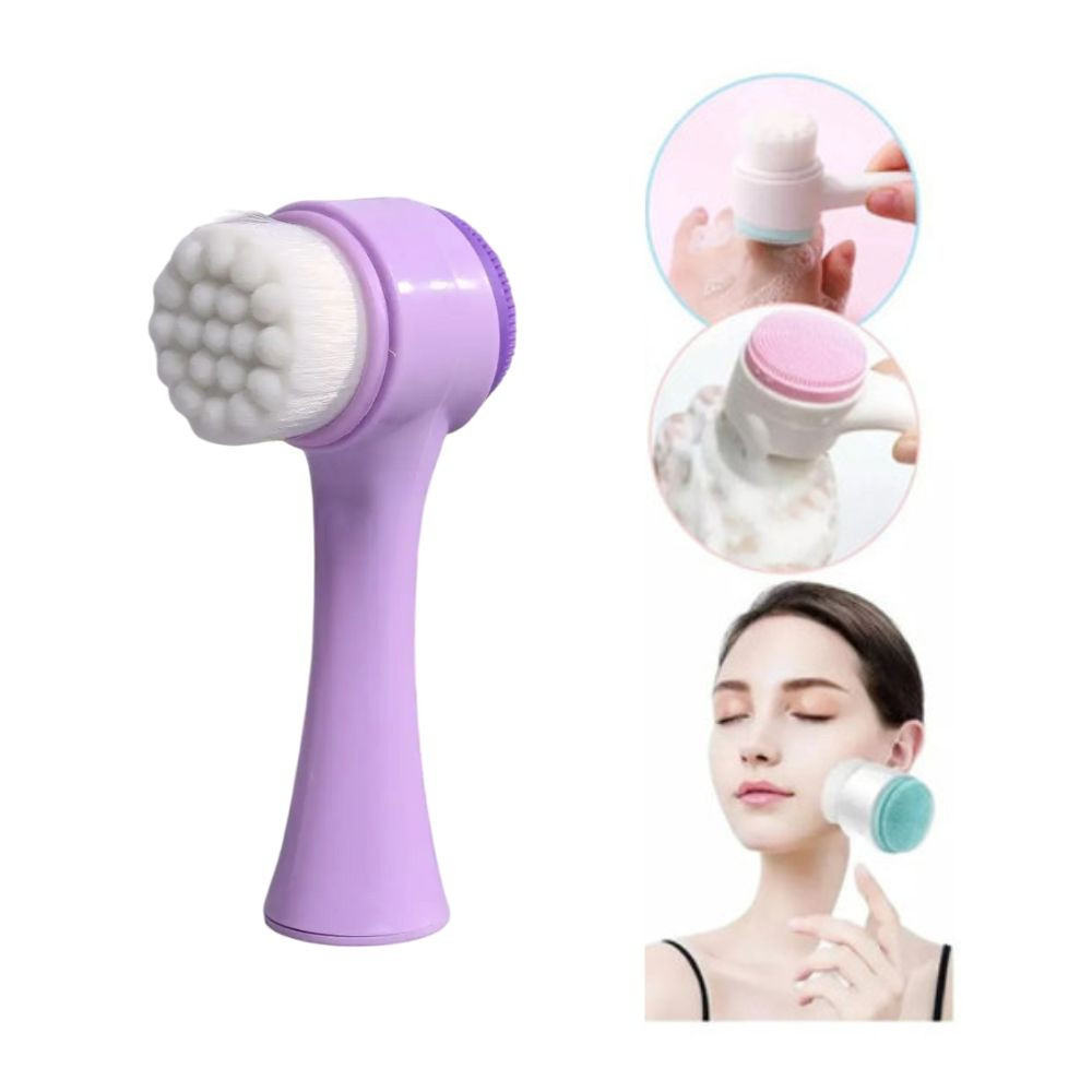 Üz Yuma Fırçası Lilac Uzyuma_Firca_Lilac