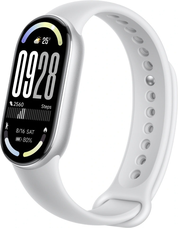 Fitnes qolbaq Xiaomi Smart Band 10 Glacier Silver (BHR07PSGL)