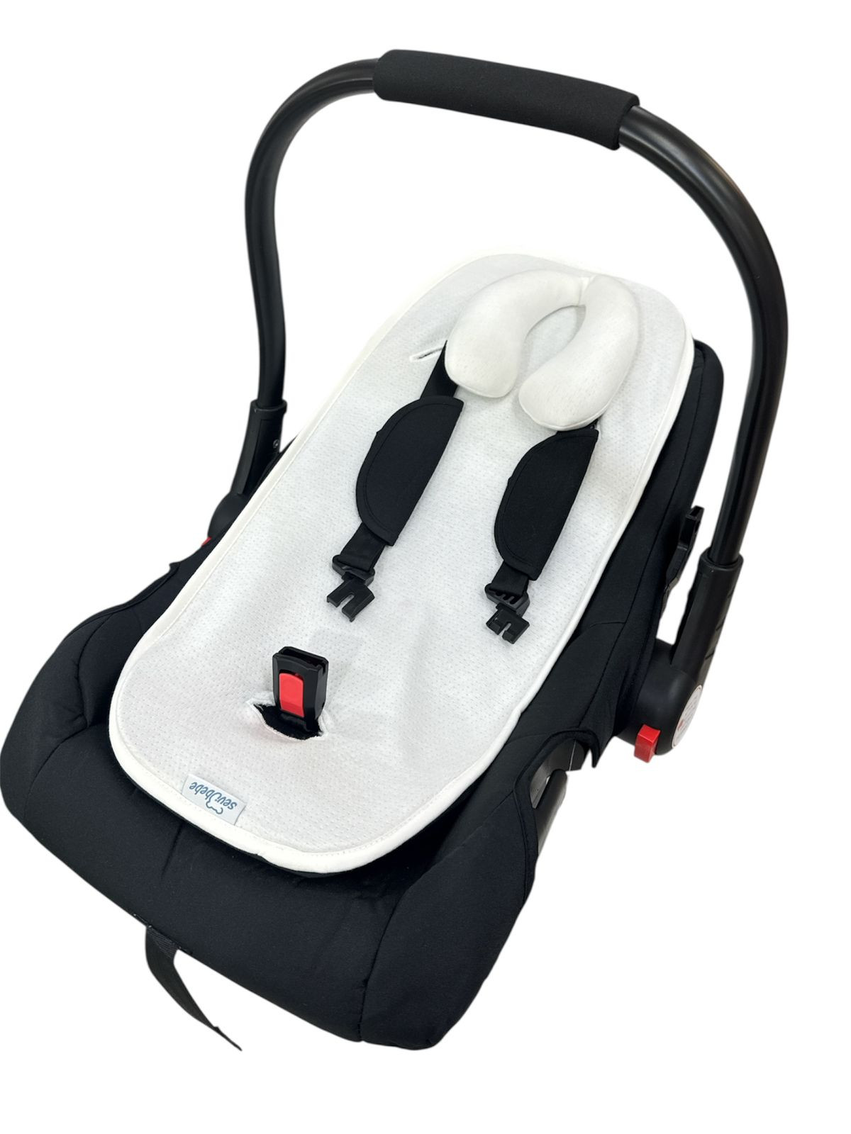 Avtomobil kreslosu üçün çexol Sevibebe, ağ