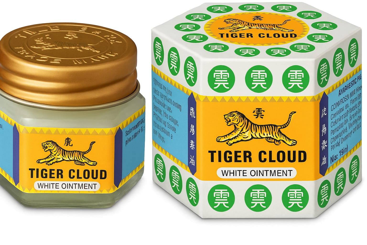 Ağrıkəsici krem Haw Par Tiger Cloud White çoxfunksiyalı