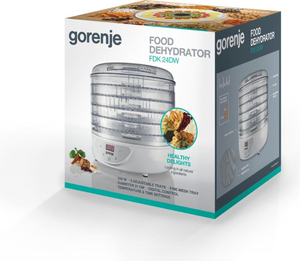 Meyvəqurudan Gorenje, ağ, 24DW