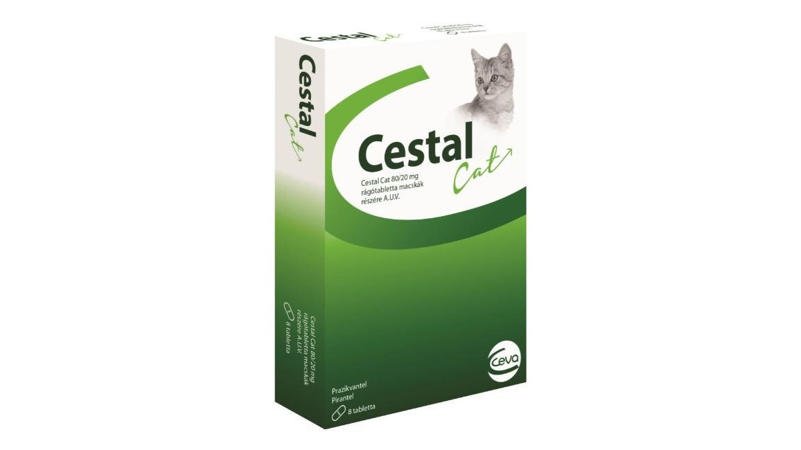 Qurd əleyhinə tabletlər Ceva Cestal Cat pişiklər üçün