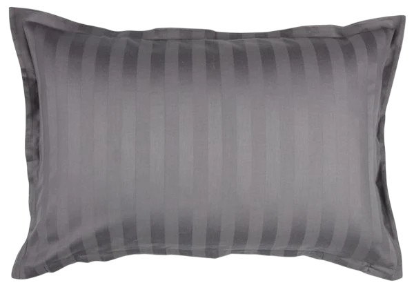 Yastıq üzü JYSK Nell, satin, boz, 50x70/75 sm