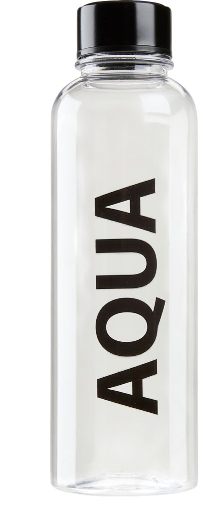 İdman su qabı JYSK Karlsen, plastik, şəffaf, 500 ml