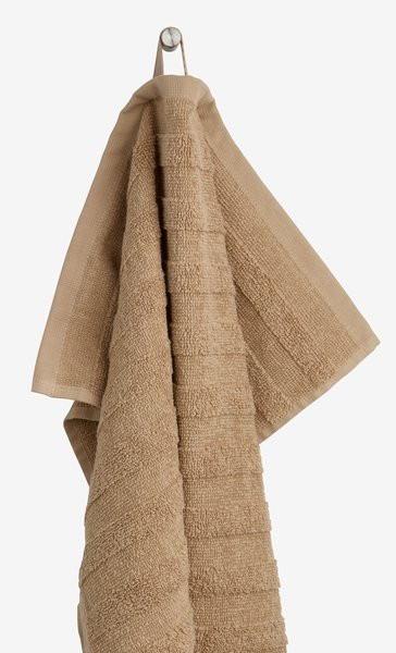 Hamam dəsmalı JYSK Torsby, qəhvəyi, 65x130 sm