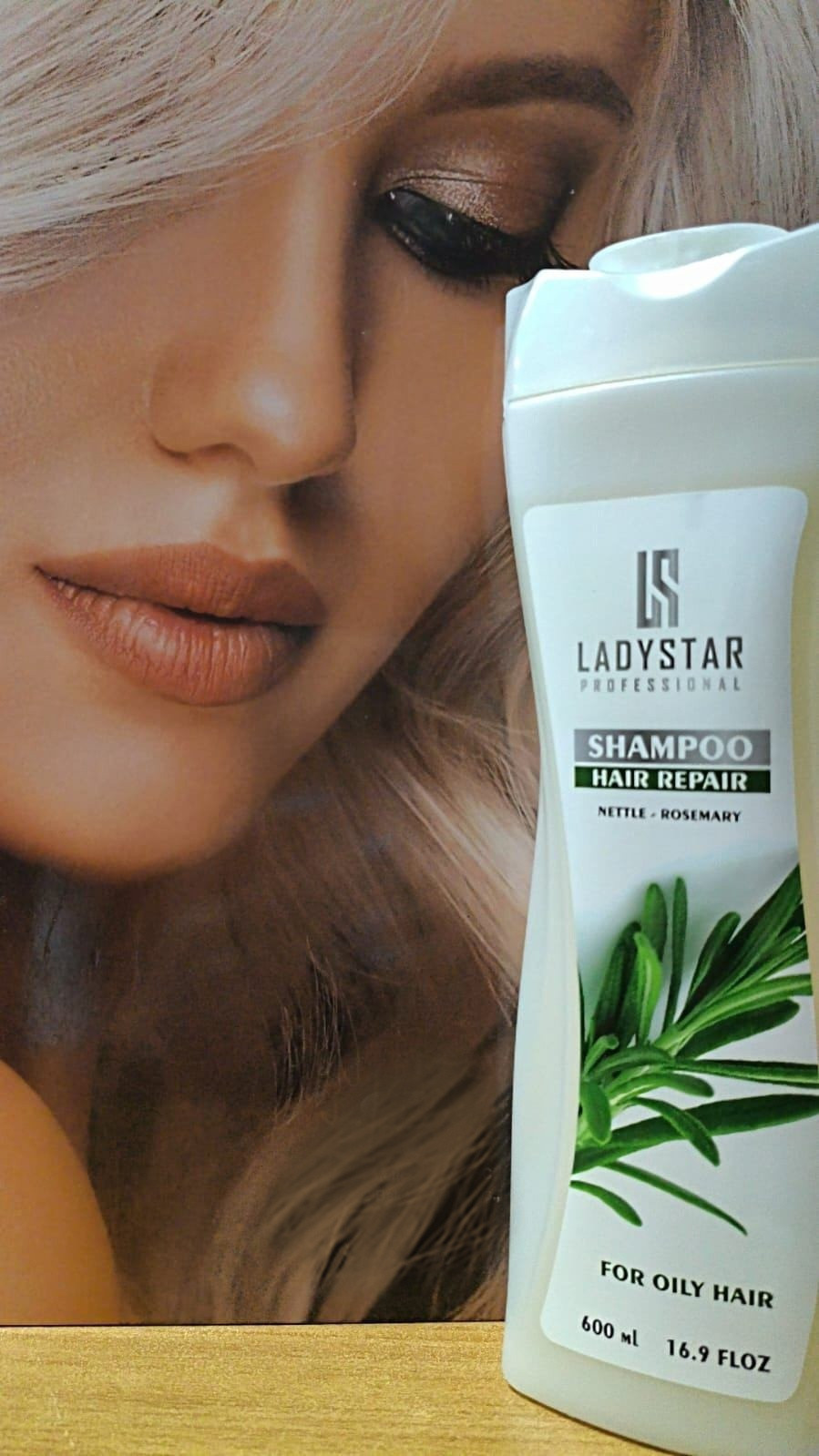 Kəpək əleyhinə şampun Ladystar Professional 600 ml
