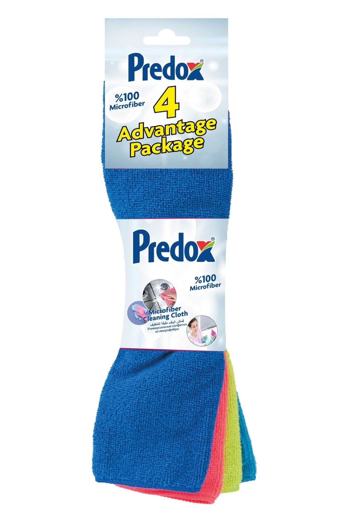 Əski dəsti Predox Advantage package, mikrofibra, rəngəbərəng, 4 əd