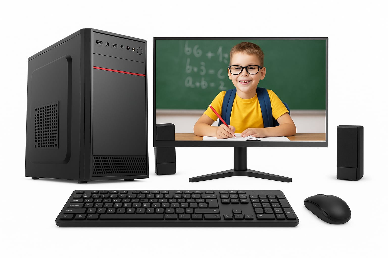 Masaüstü Kompüter i3 - 4GB RAM- SSD 120GB- HDD 500GB- 22 monirtor