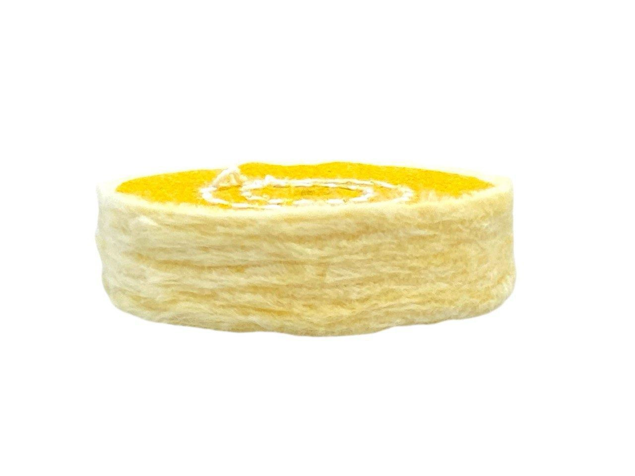 Muslin cilalama dairəsi 6 sm, sarı