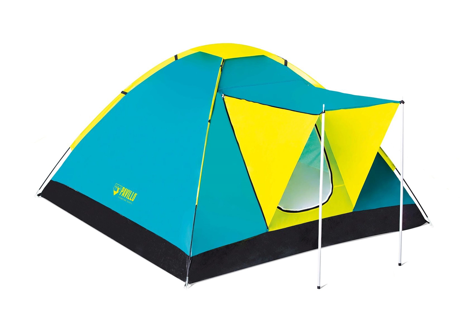 Çadır Bestway Pavillo Coolground 3 Tent, üç nəfərlik, polyester, mavi/sarı/qara
