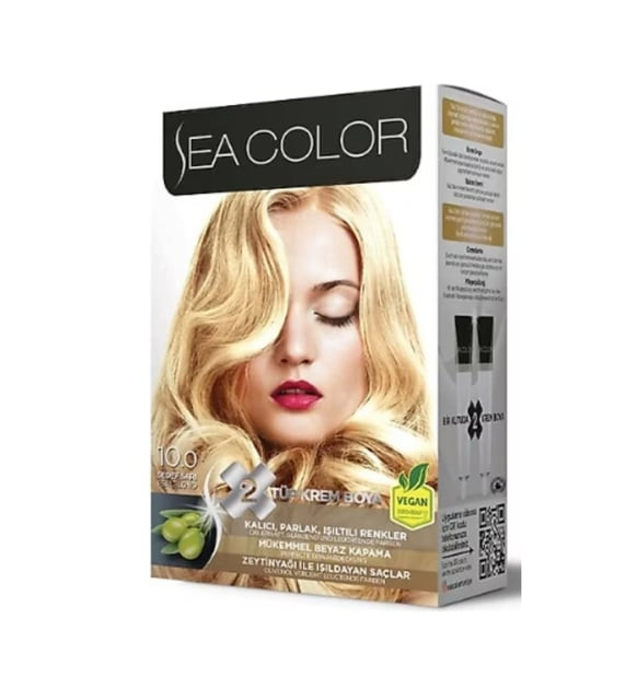 Saç boyası Sea Color sədəf sarısı 10, 100 ml