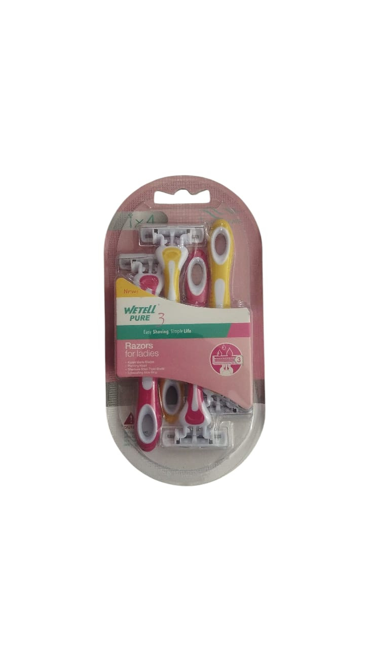 Qadınlar üçün ülgüc dəsti Wetell Pure, 4 əd
