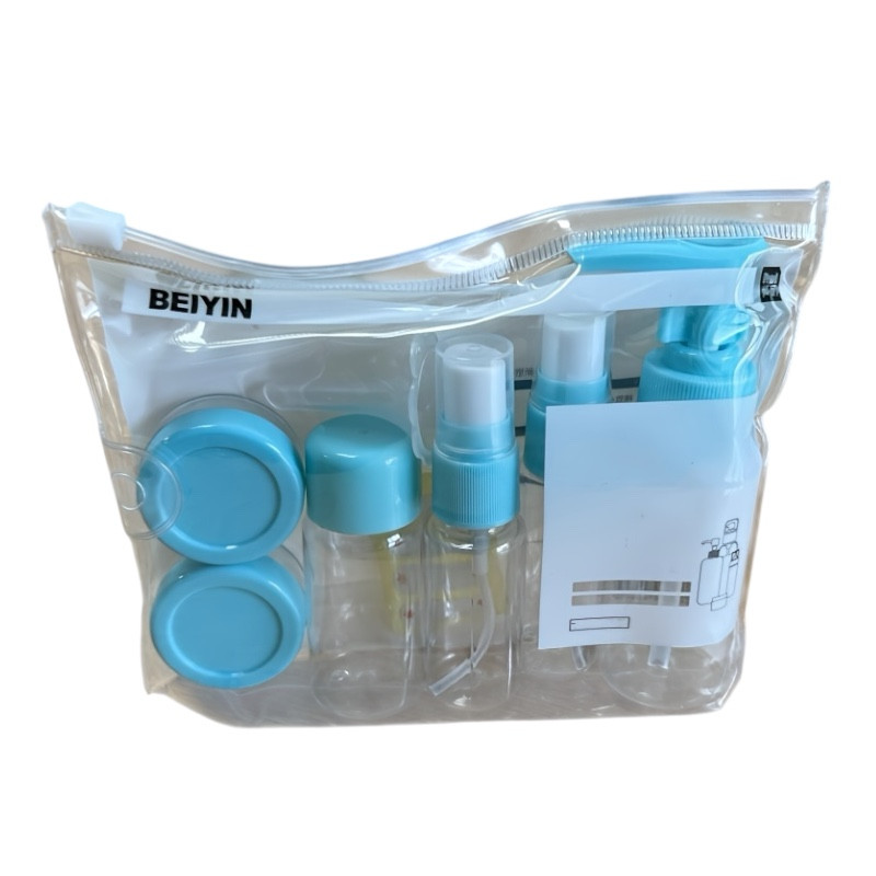 Kosmetik vasitələr üçün səyahət dəsti, mavi