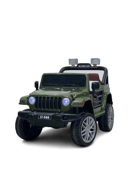 Uşaq elektrik avtomobili FS LD 598, yaşıl, 6 yaşa qədər