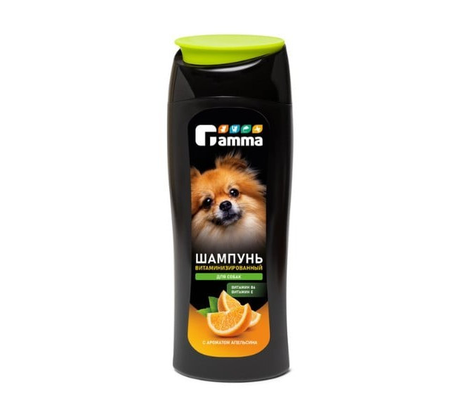İtlər üçün şampun Гамма, vitaminləşdirilmiş, 400 ml