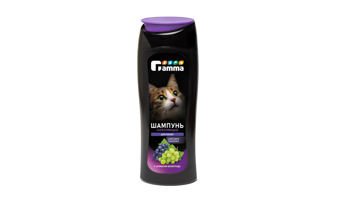 Şampun Gamma, gücləndirici, pişiklər üçün, 400 ml