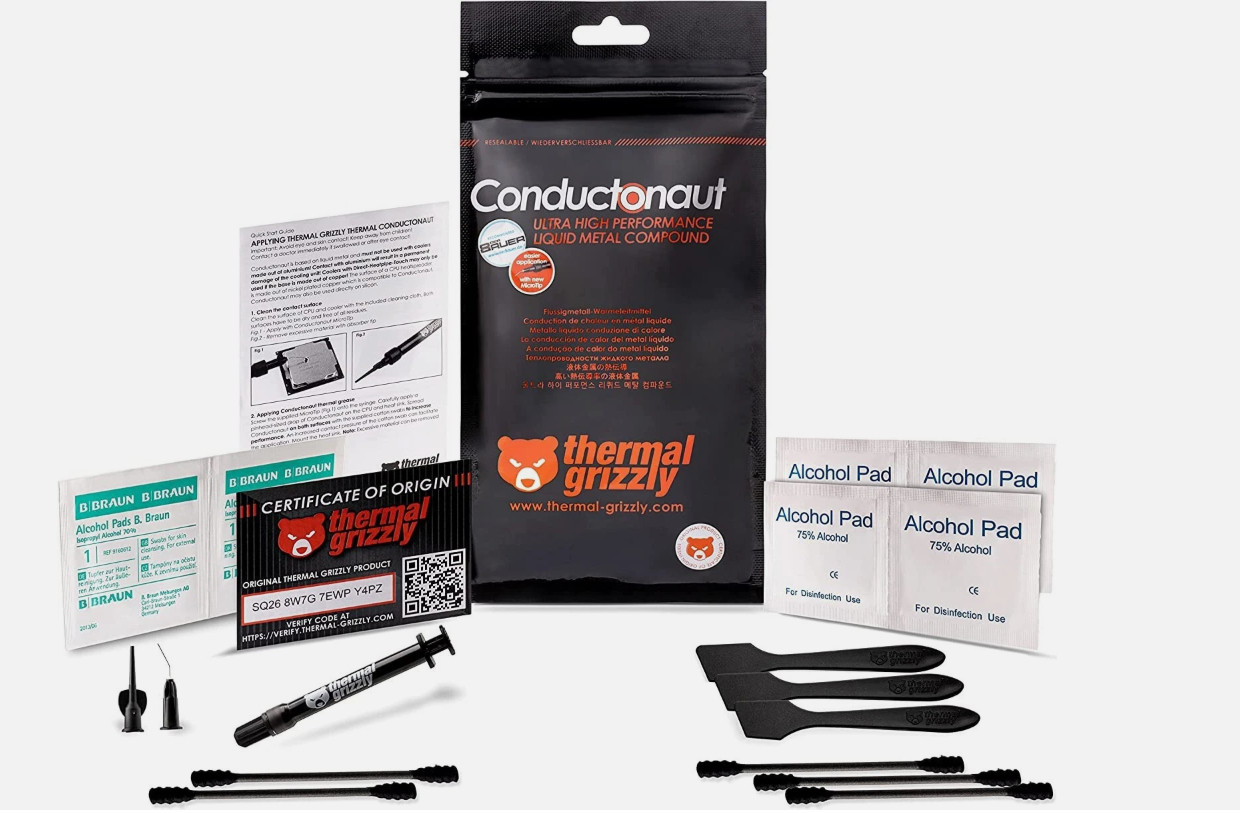 Maye metal Termal Grizzly Conductonaut 1q