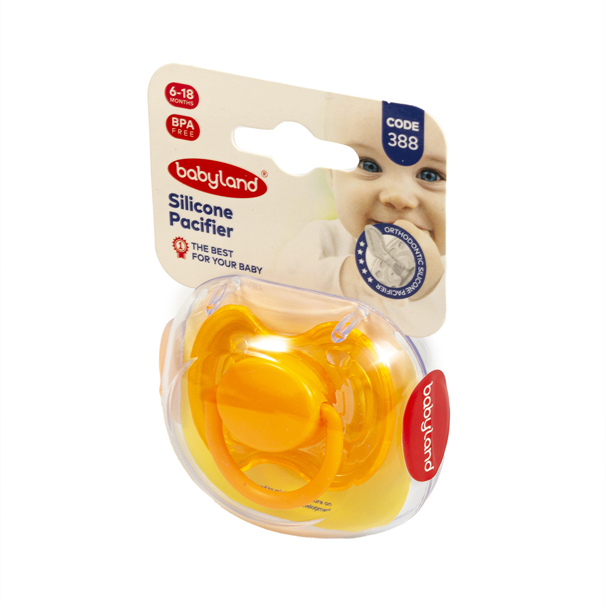 Əmzik Baby Land 388, narıncı, 6-18 ay