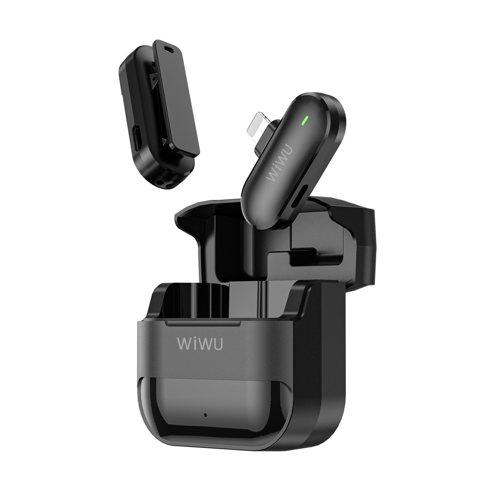 Simsiz Mini Mikrofon WIWU WI-WM001 TYPE-C qara