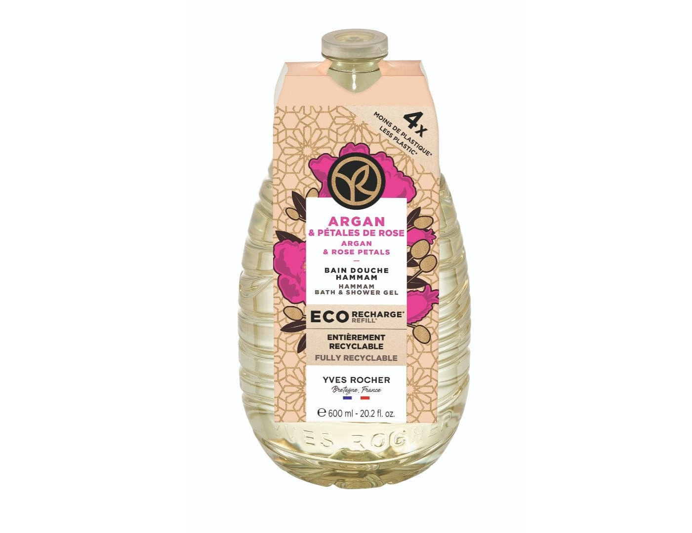 Duş geli Eco-Refill Argan & Rose Petals 600 ml