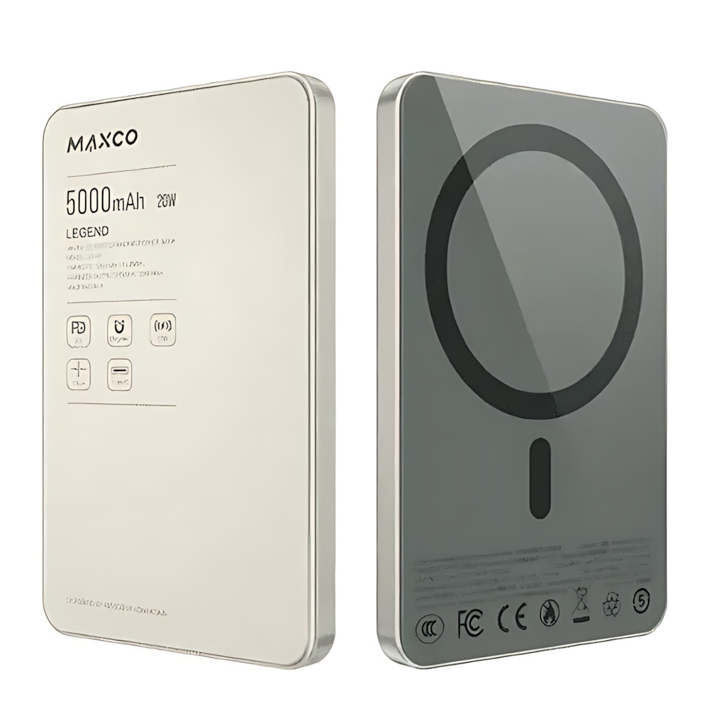 Xarici Akkumulyator Maxco 5000mAh Magsafe 20W Fast Charger BRA