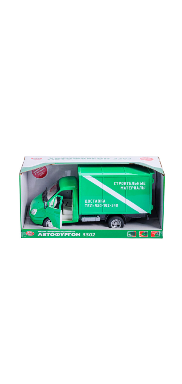 Avtofurqon oyuncaq Play Smart 91202523, 38x22 sm, 3+ yaş, yaşıl