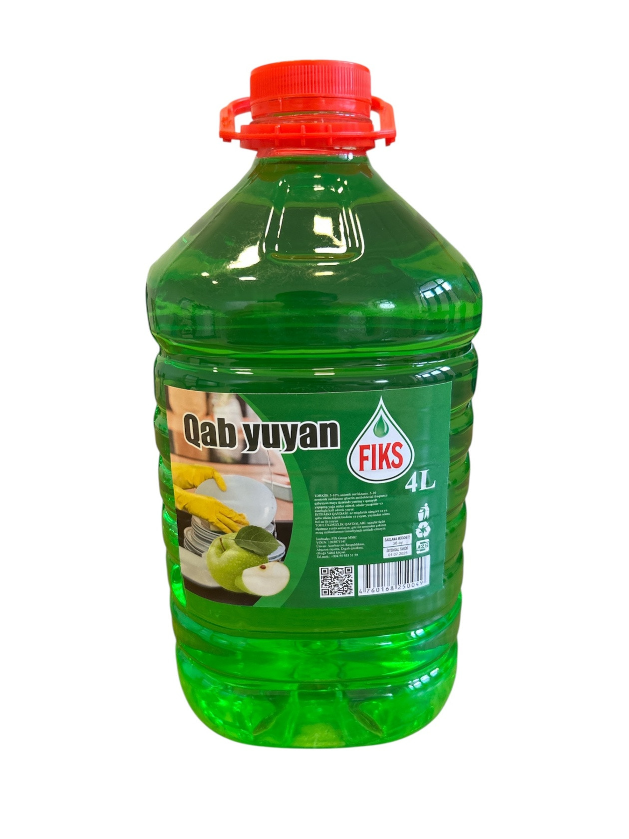 Qabyuyan maye Fiks Alma, 4 l