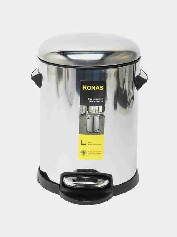 Zibil qutusu Ronas, metal, gümüşü, 5 l