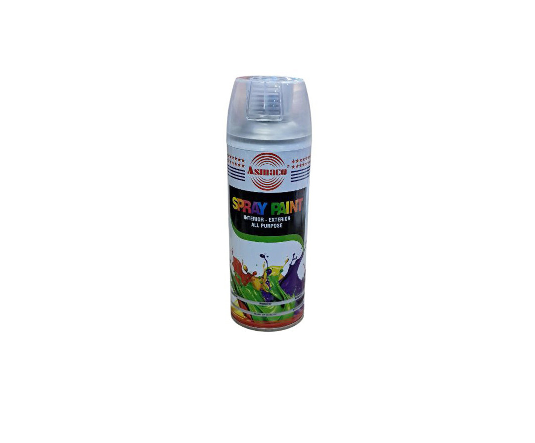 Akril sprey boya Asmaco Spray Paint, şəffaf lak, 400 ml