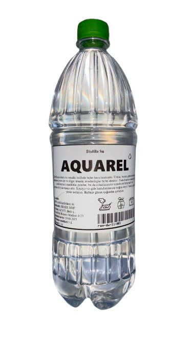 Distillə edilmiş su Aquarel, 1 l