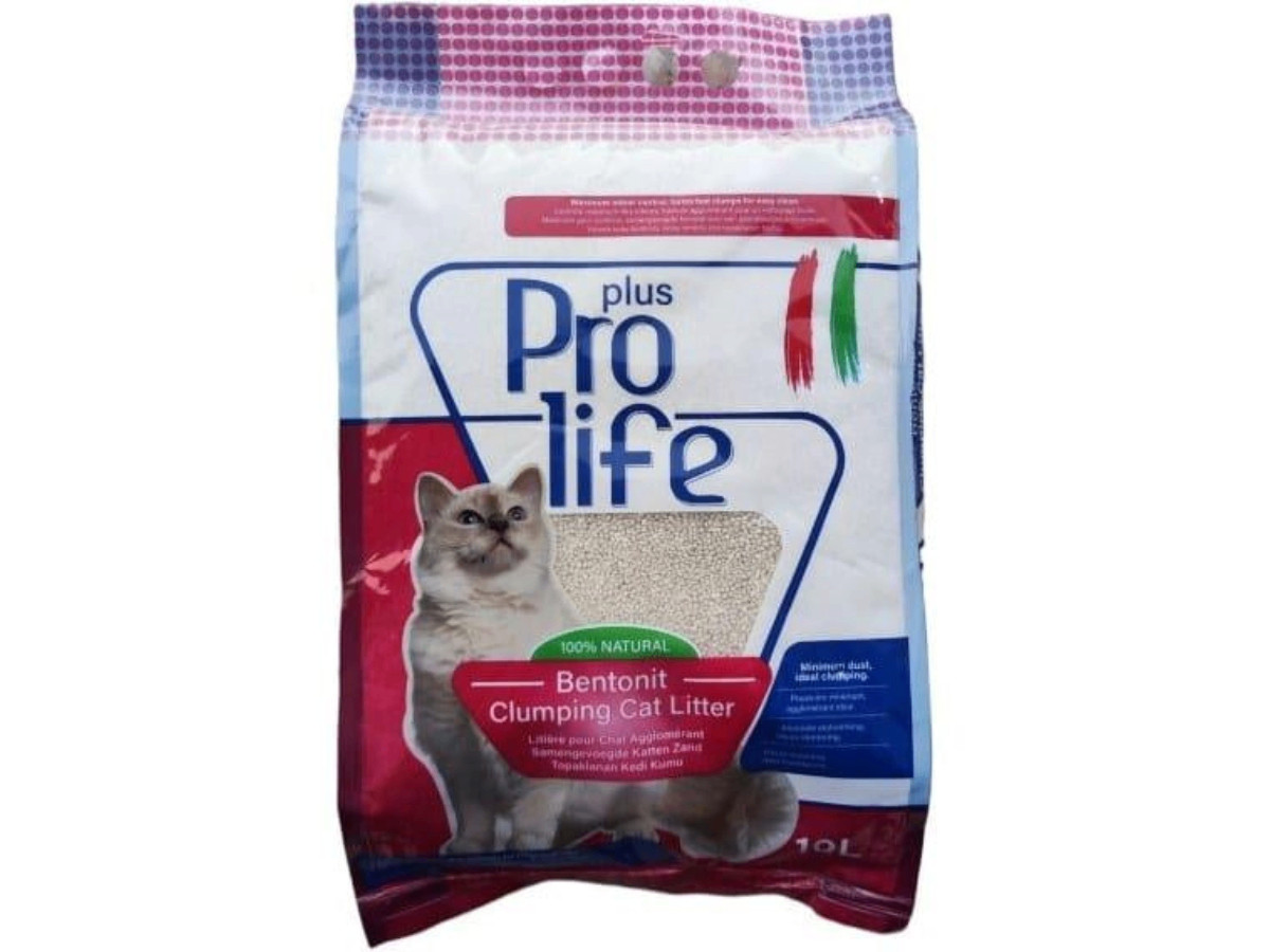 Pişiklər üçün qum Pro Life Plus 10 l, 1 ədəd