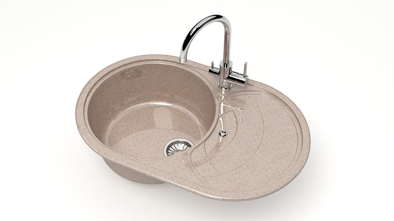Mətbəx çanağı Davaline J33G31BJ 775x495x205 mm - GAO33G033