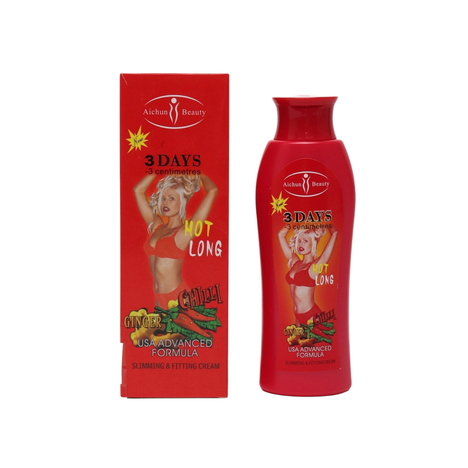 Arıqlamaq üçün krem Aichun Beauty Ginger & Chilli 200 ml