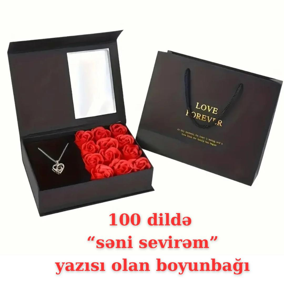 Hədiyyəlik boyunbağı,səni sevirəm