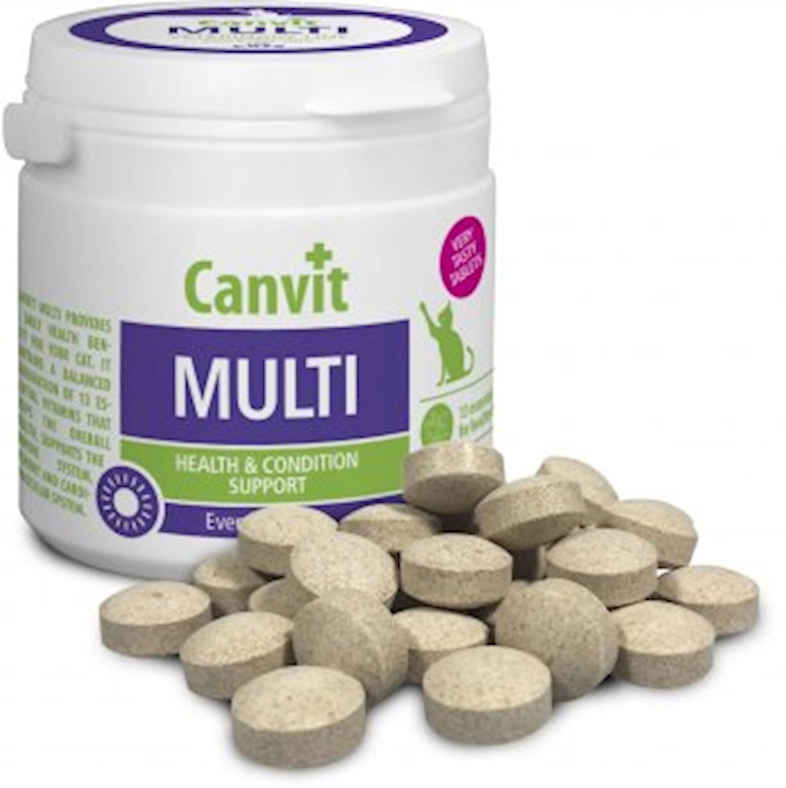 Vitamin-mineral kompleksi pişiklər üçün Canvit Multi 10 əd