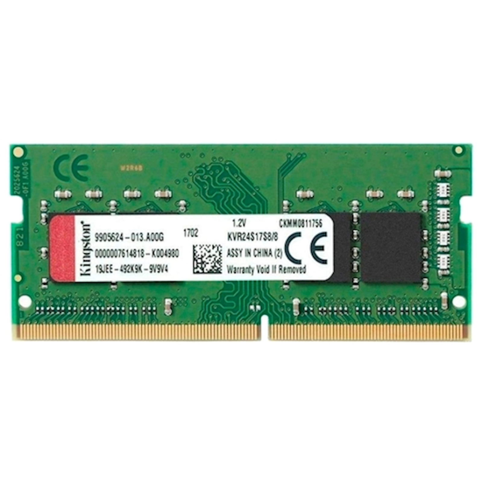 Operativ yaddaş Kingston 8GB DDR4 SODIMM PC4-25600