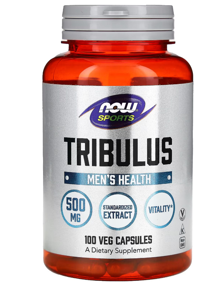 Testosteron stimulyatoru Now Sports, Tribulus, Mens Health, 500 mg, 100 Veg Capsules