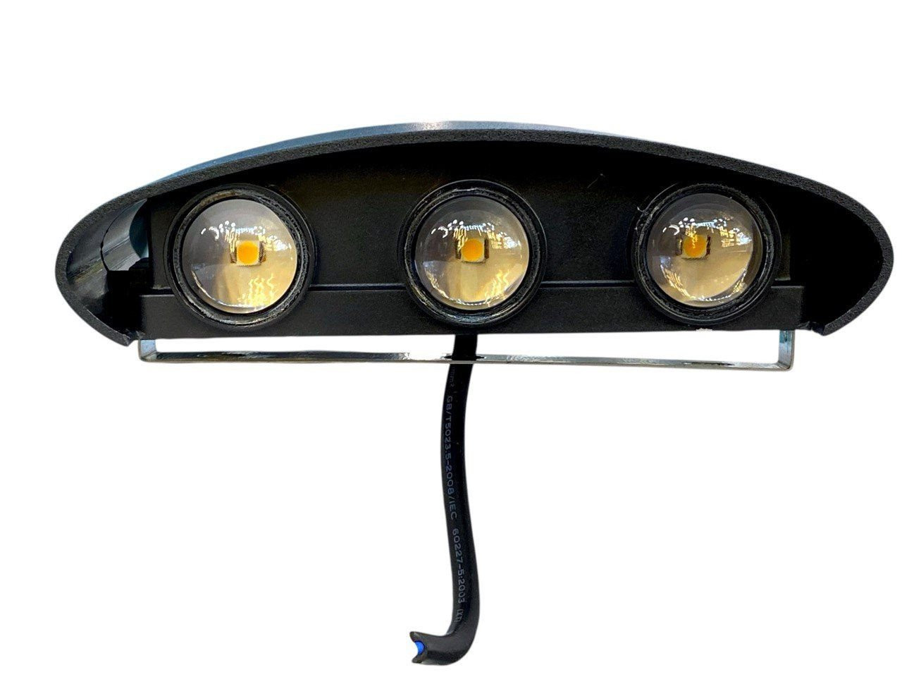 Divar çırağı LED FAFO FA-LCB6B 6W 3000K 520 lm qara korpus