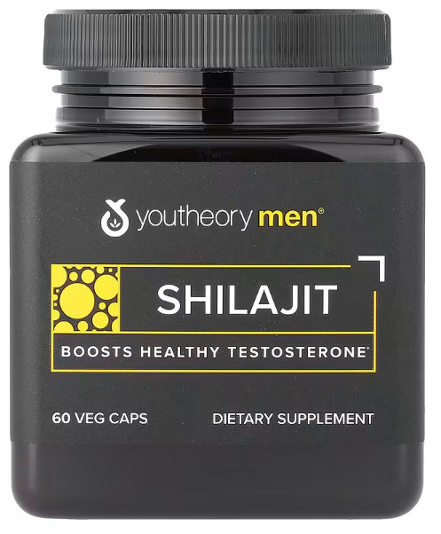 Testosteron Gücləndiricisi Men, Shilajit, 60 Veg Caps 250 mg per Capsule