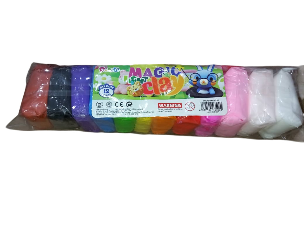 Plastilin Magic Clay, 12 əd