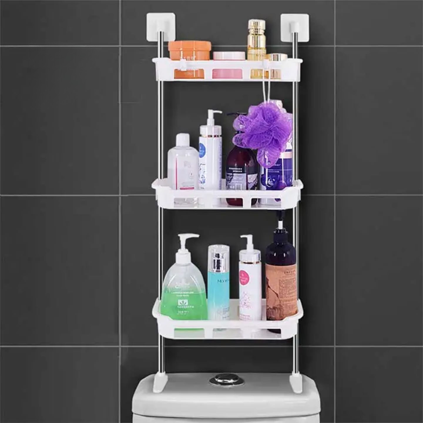 Hamam üçün rəflər BL-9219, plastik, ağ