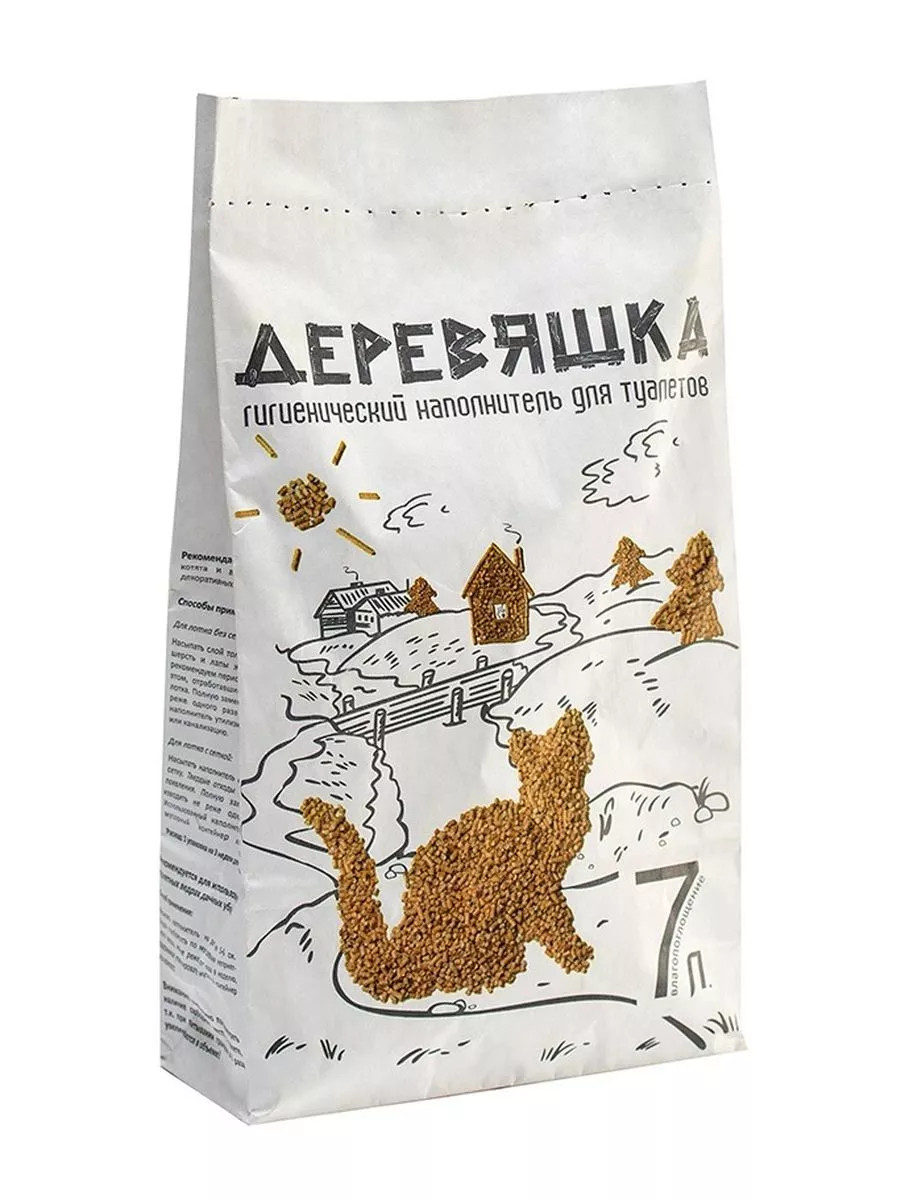 Taxta doldurucu Зверьё моё Деревяшка, 7 l