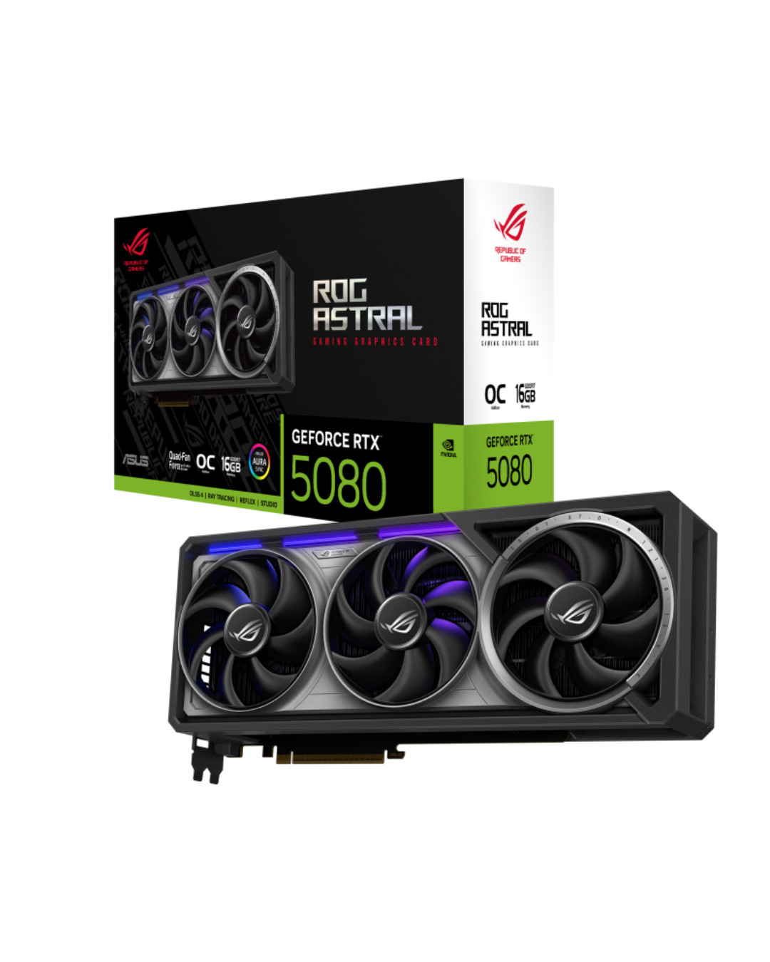 Videokart ROG Astral GeForce RTX 5080 16GB GDDR7