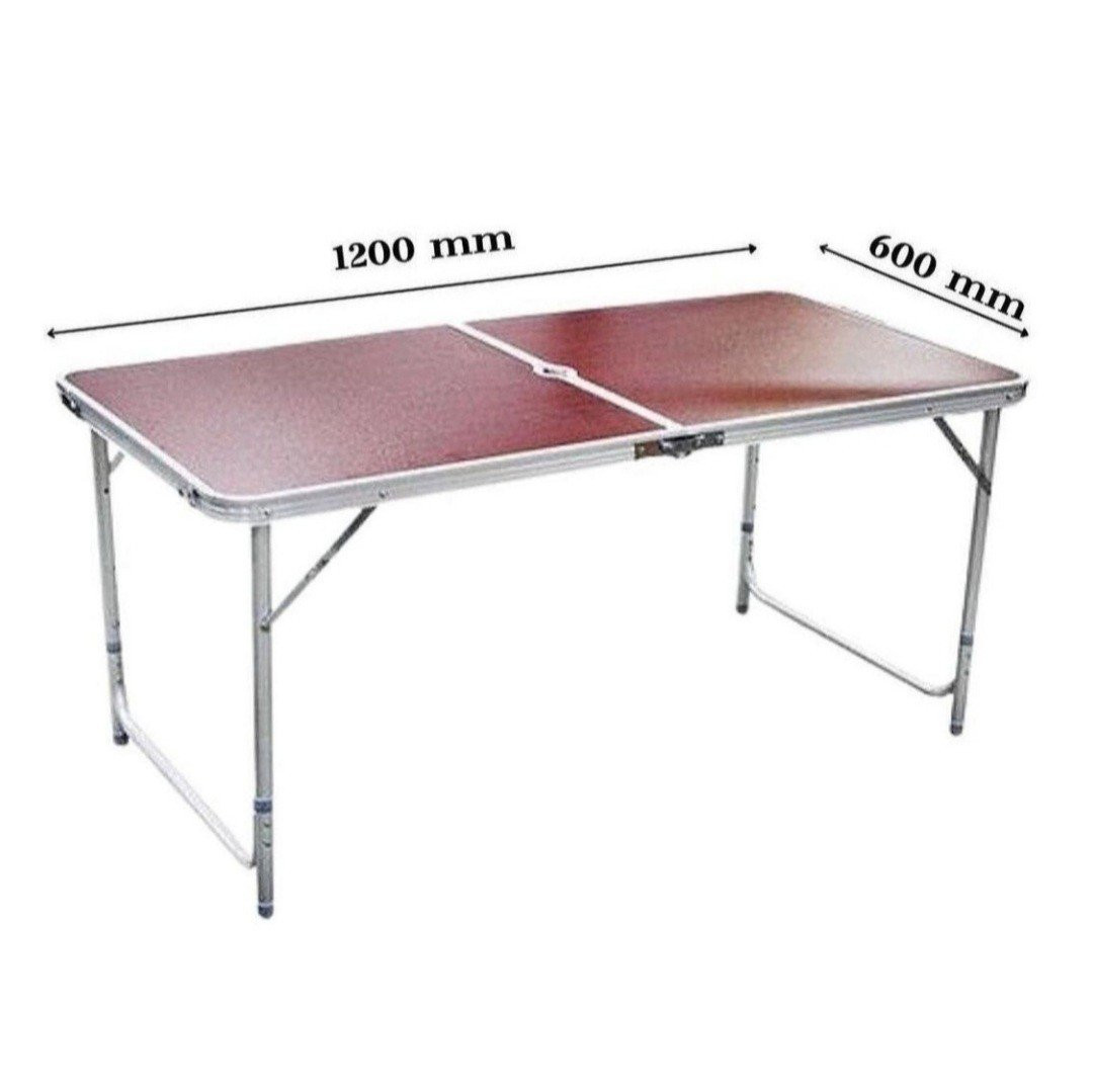 Qatlanan masa Kempinq üçün 120x60x70 Qəhvəyi - qsd_3