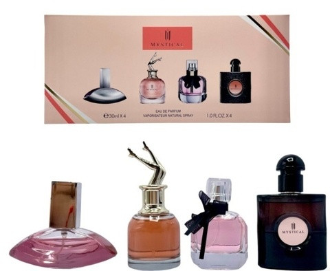 No Brand Mystical qadınlar üçün ətir dəsti 4x30 ml