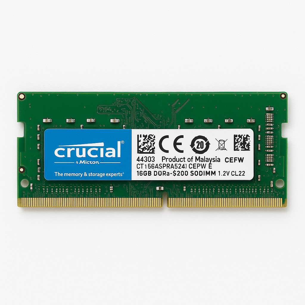 Operativ yaddaş Crucial 16GB DDR4 3200MHz Laptop