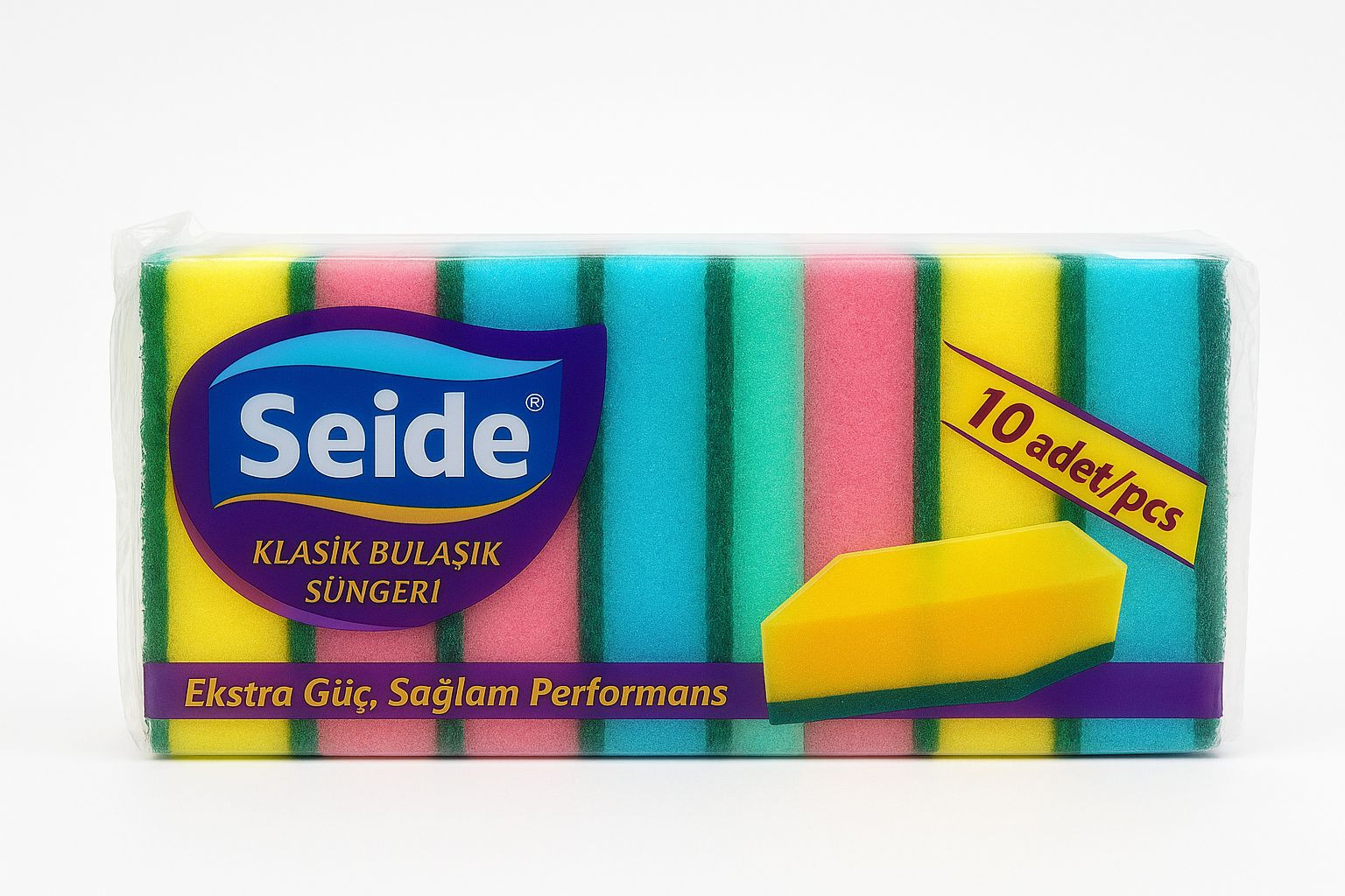 Süngər dəsti Seide, 10 əd
